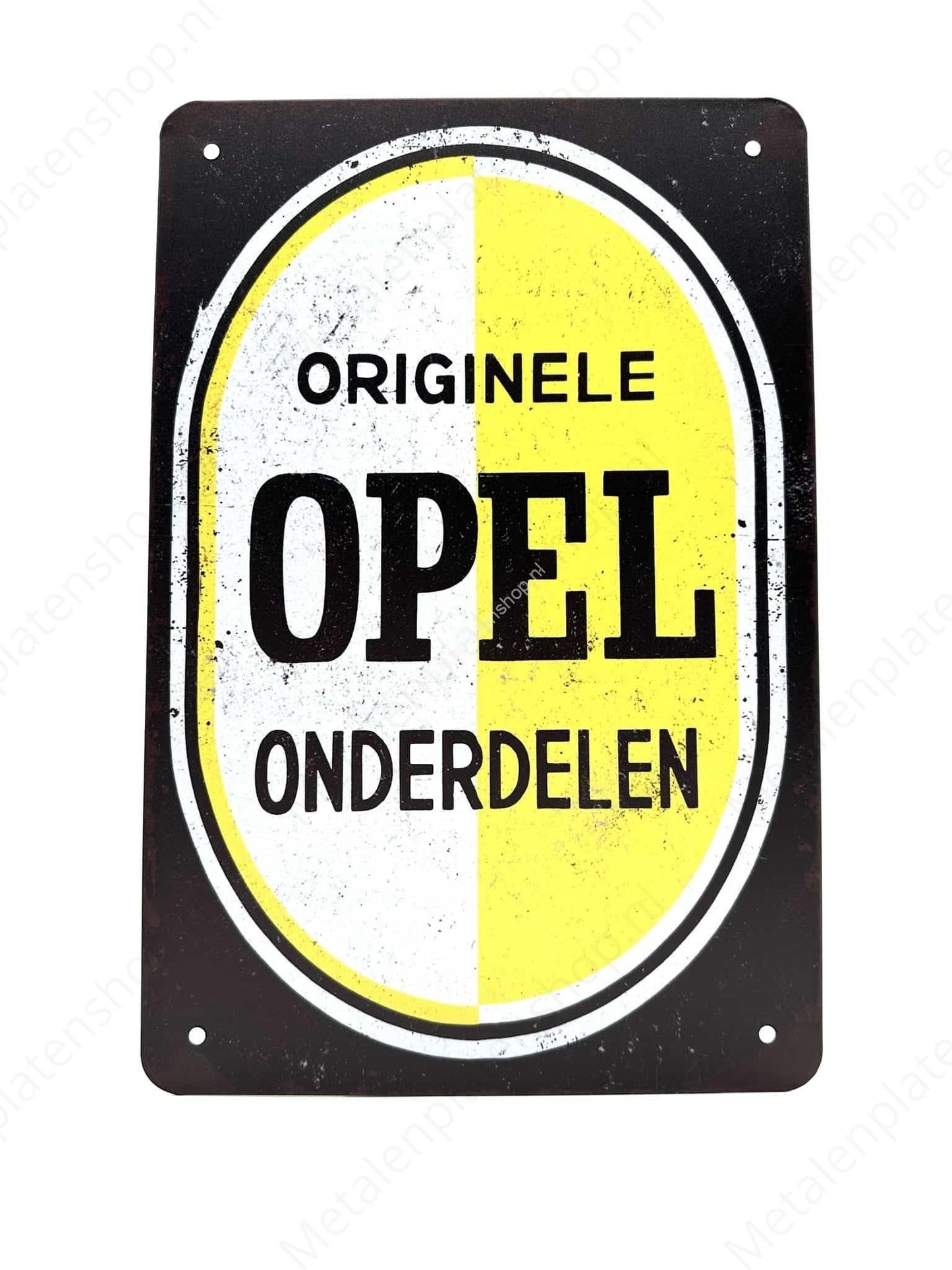 Originele OPEL onderdelen - Metalen Wandbord