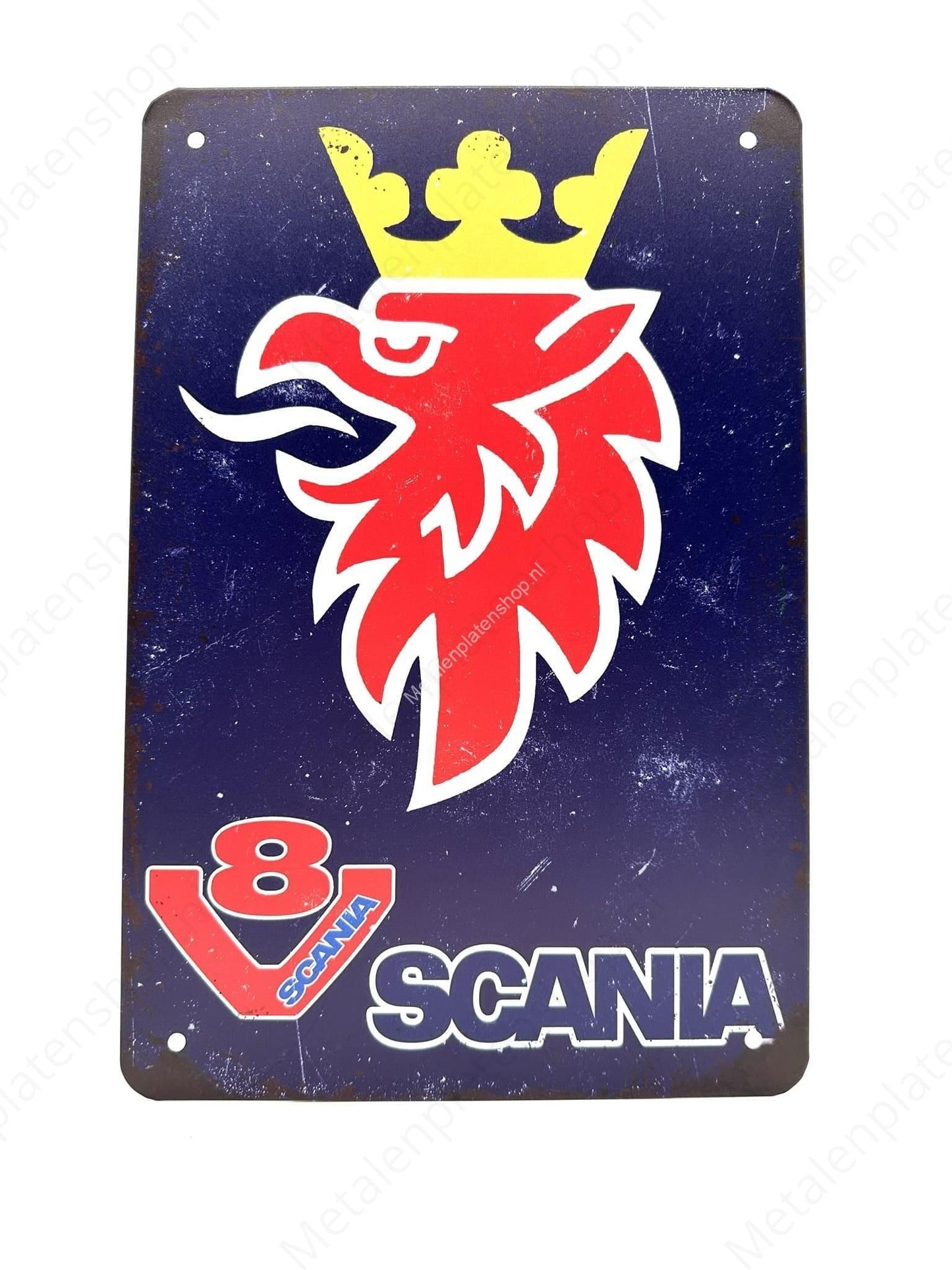 SCANIA – V8 – Metallwandschild