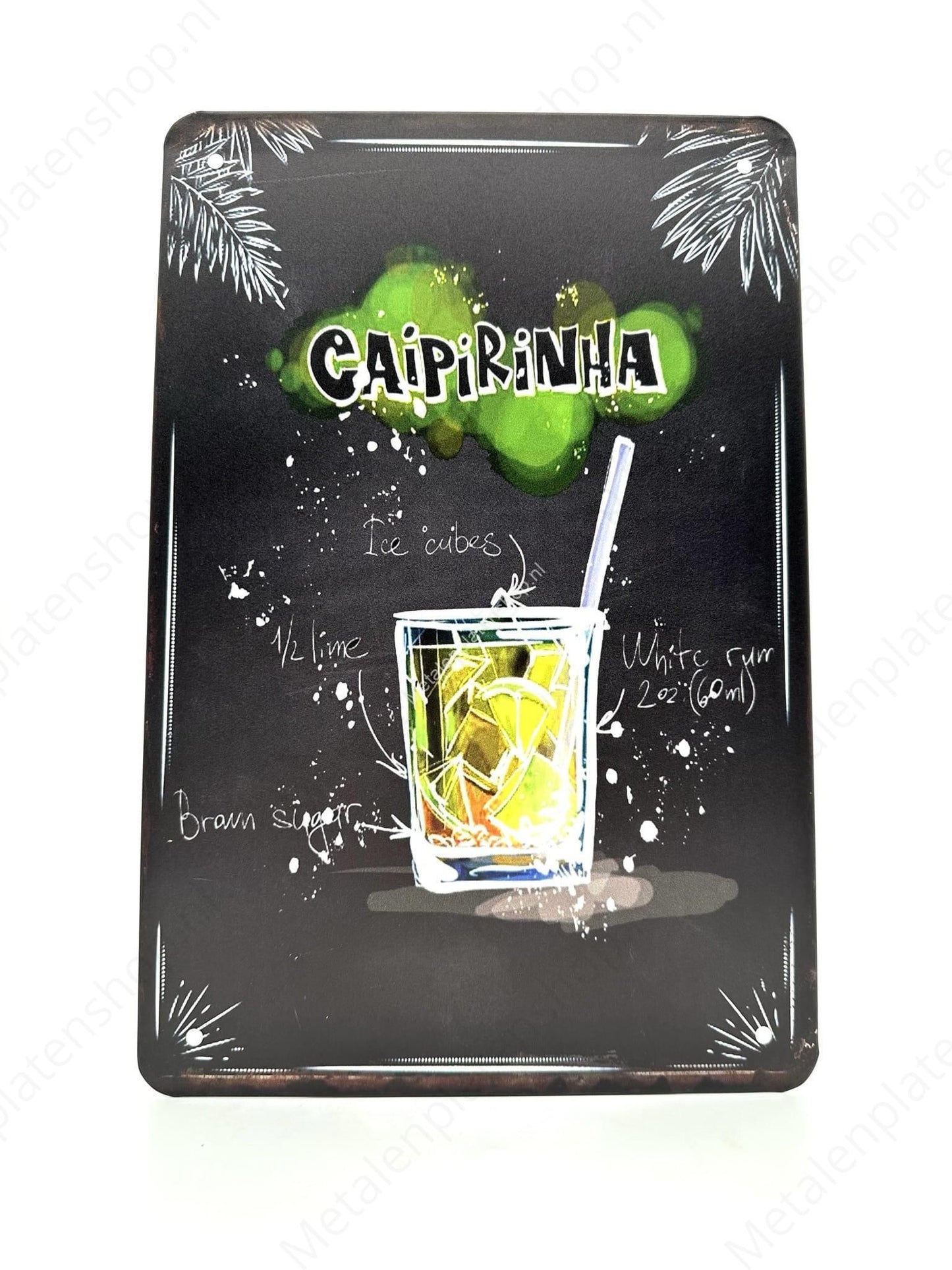 Caipirinha - Cocktails - Metal Wall Sign