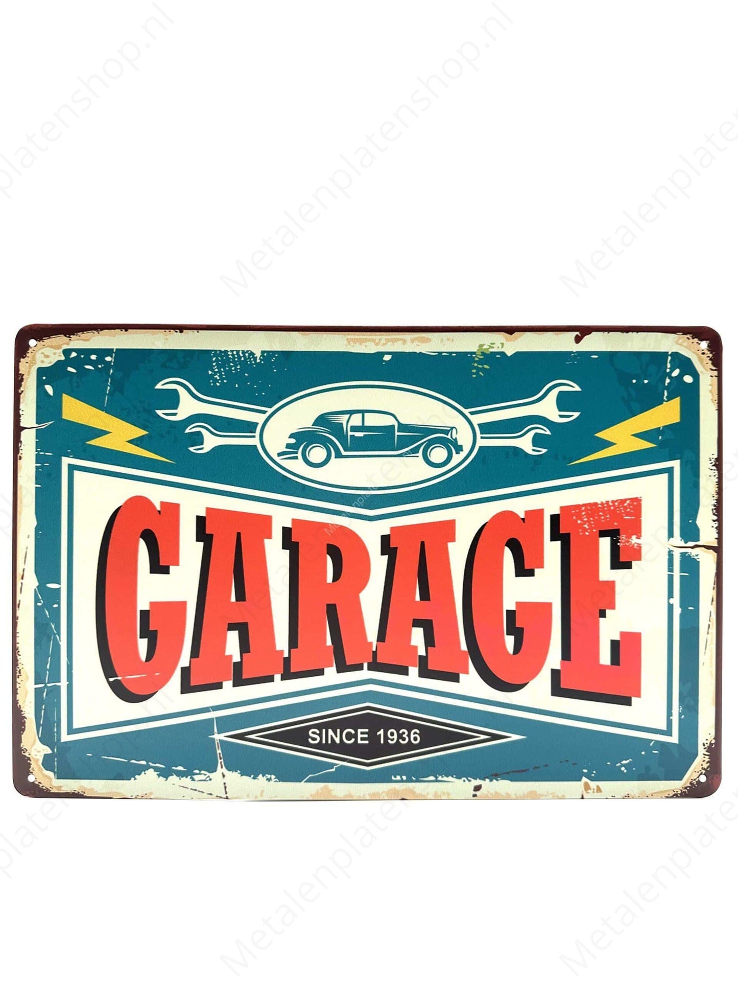 Garage - Since 1936 - Metalen Wandbord