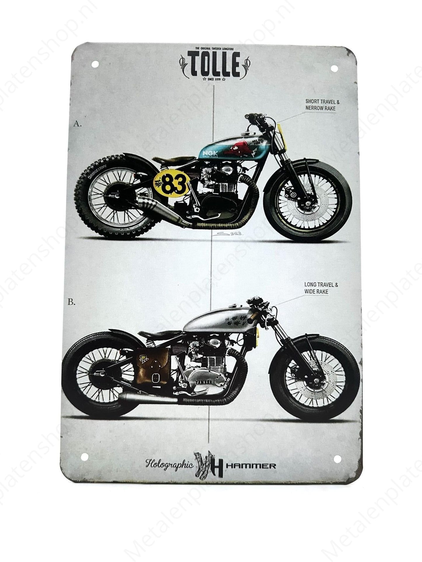 Tolle - Motors - 83 - Metal Wall Sign