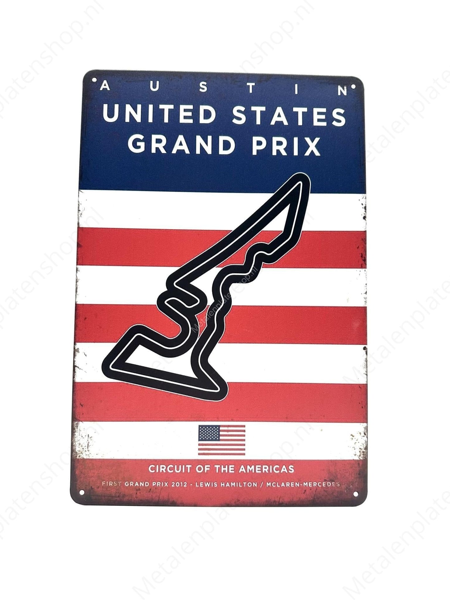 Circuit of the Americas - Grand Prix - United States - Metal Wall Sign