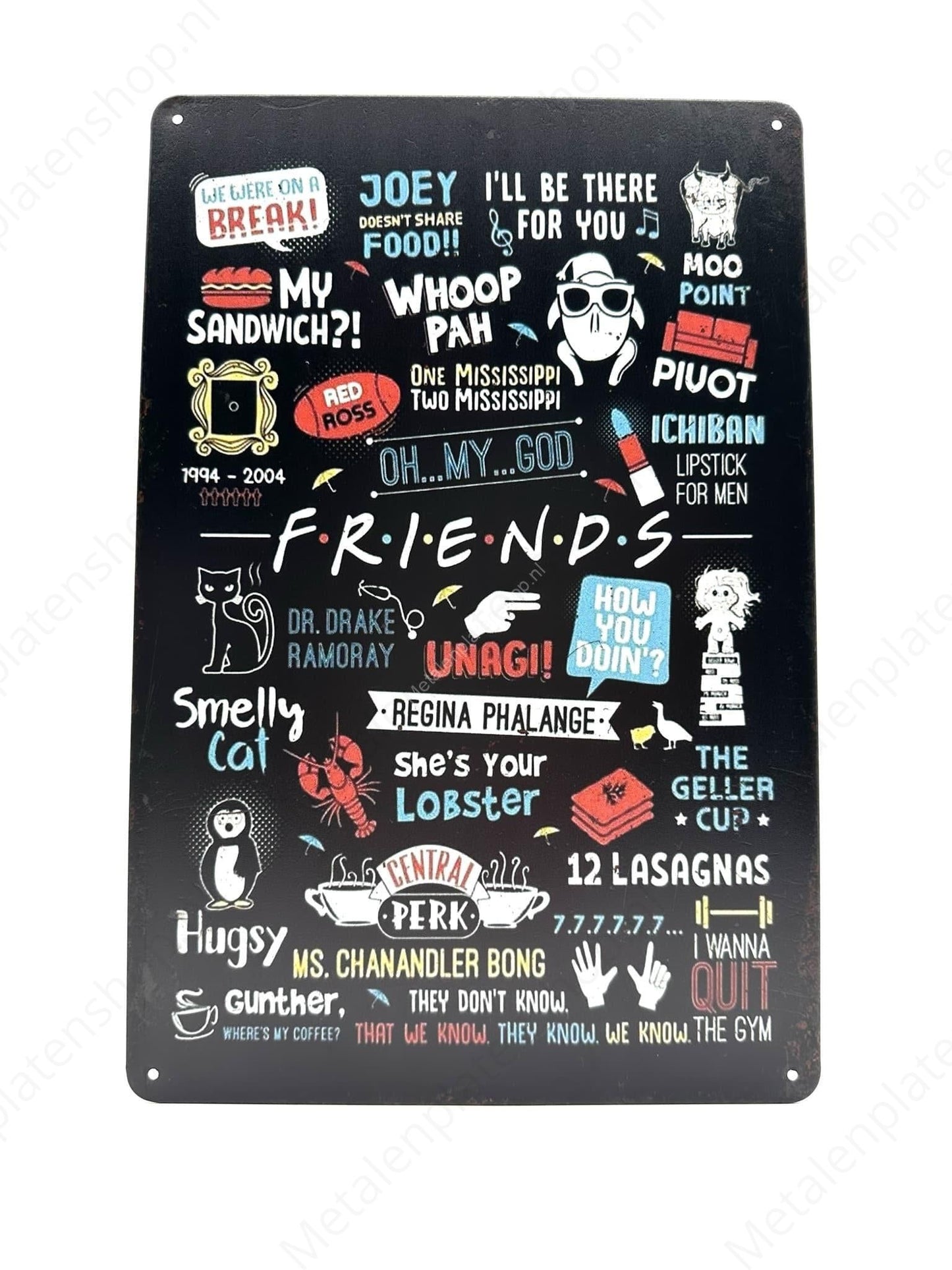 Friends - Metal Wall Sign