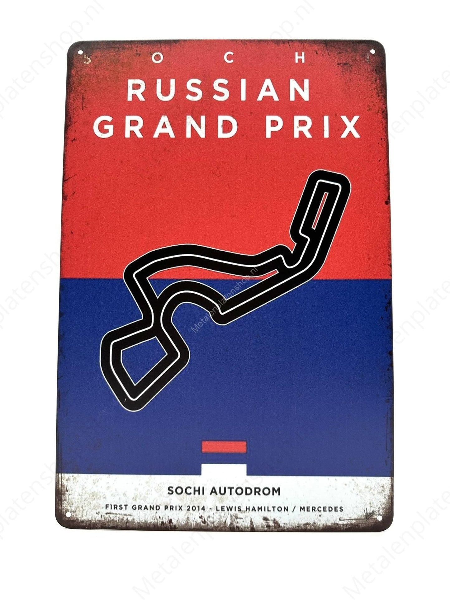 Sochi Autodrom - Russia - Grand Prix - Metal Wall Sign
