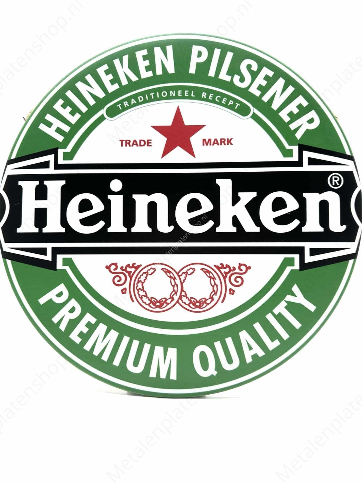 Heineken – rund – Metall-Wandschild