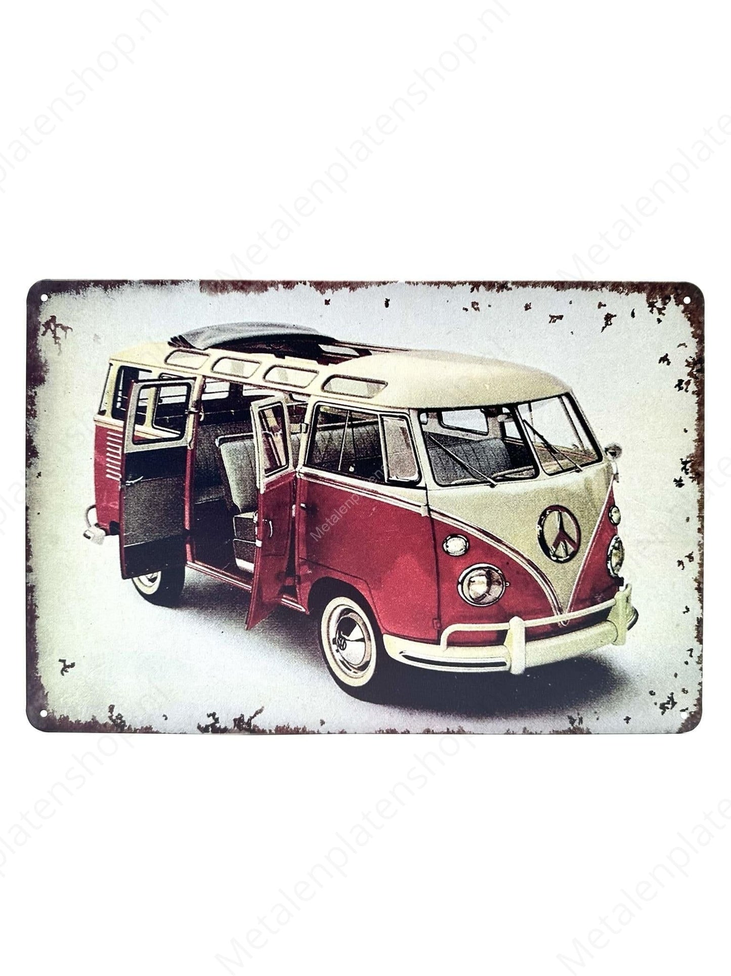Volkswagen Transporter - Peace - Metal Wall Sign