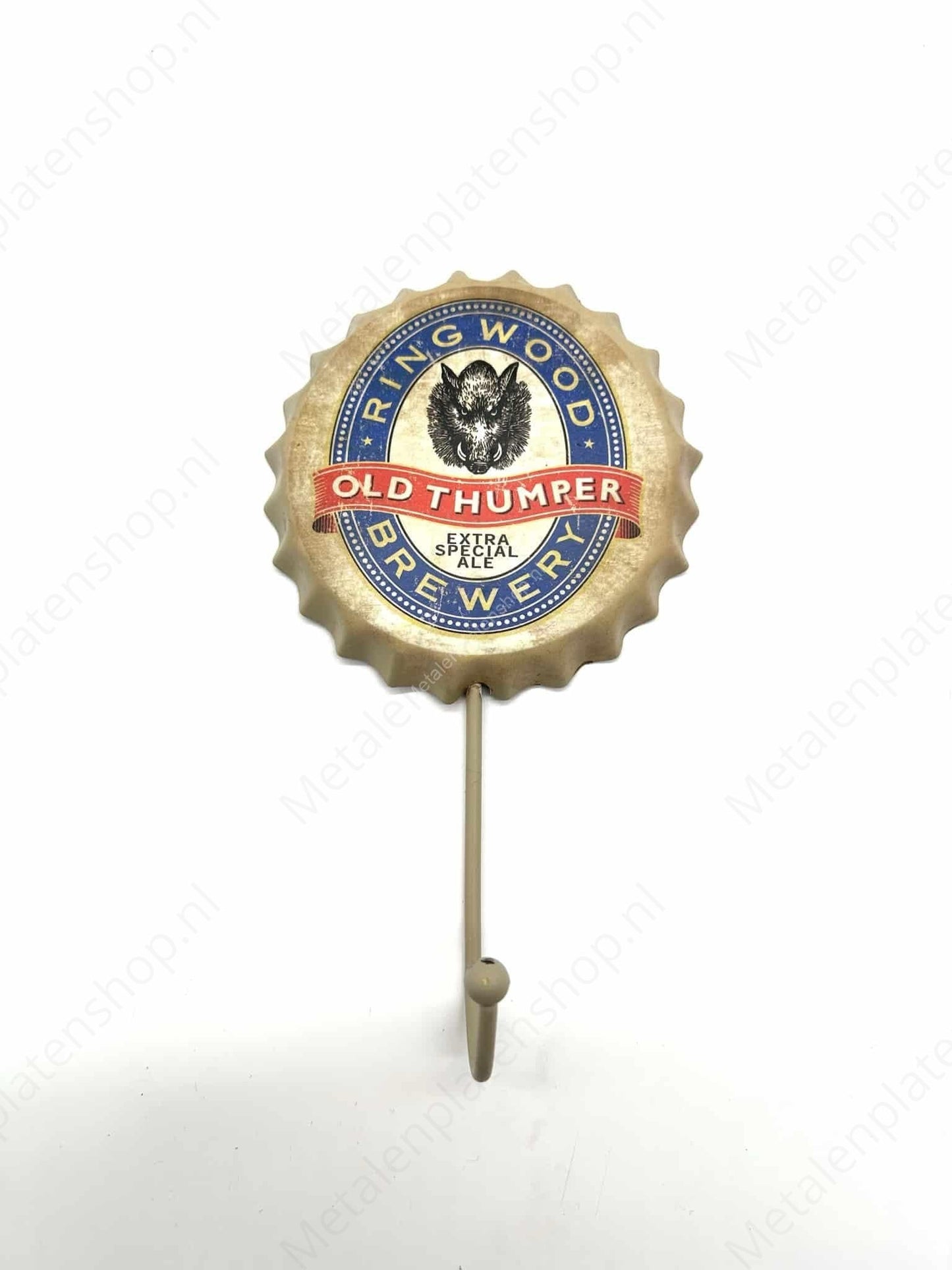 Old Thumper Brewery Dop - Coat Rack - Towel Hook - Metal Wall Sign