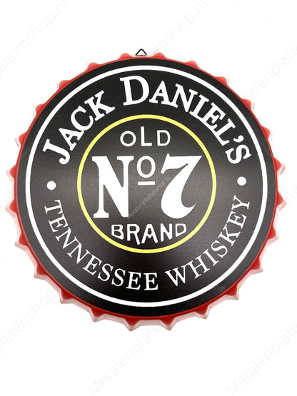Getränkeverschluss - Jack Daniels - Old No7 - 30x30cm Rund