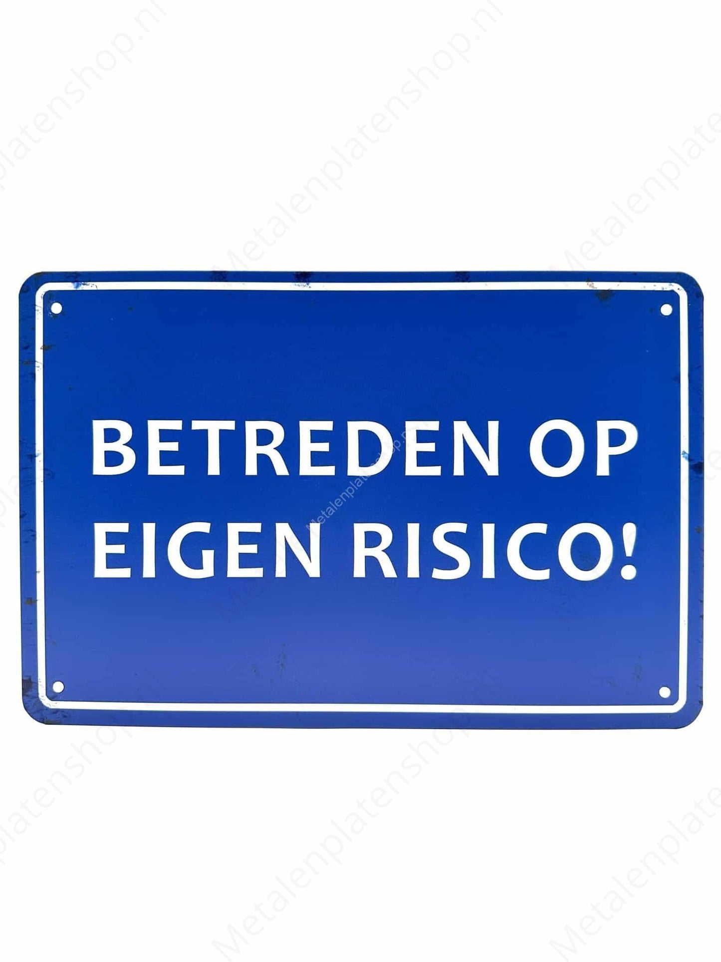Enter at your own risk! - Metal Wall Sign