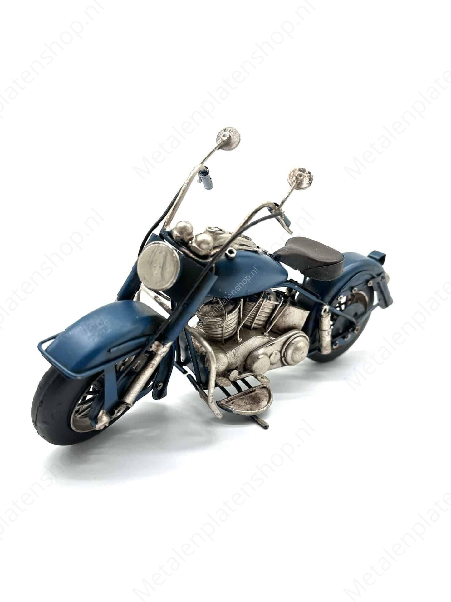 Motor Blue - Metal Decoration - 29cm