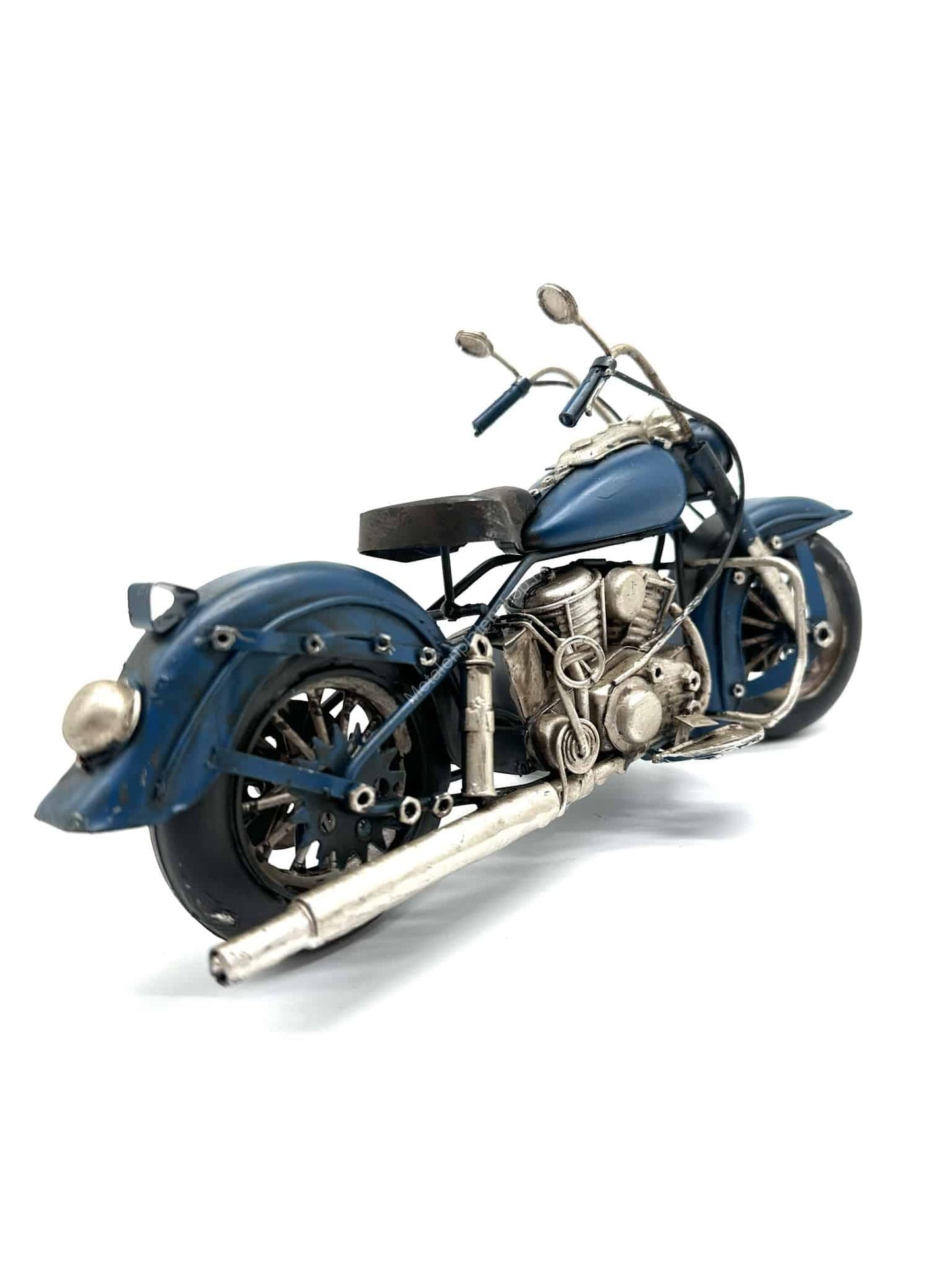 Motor Blue - Metal Decoration - 29cm