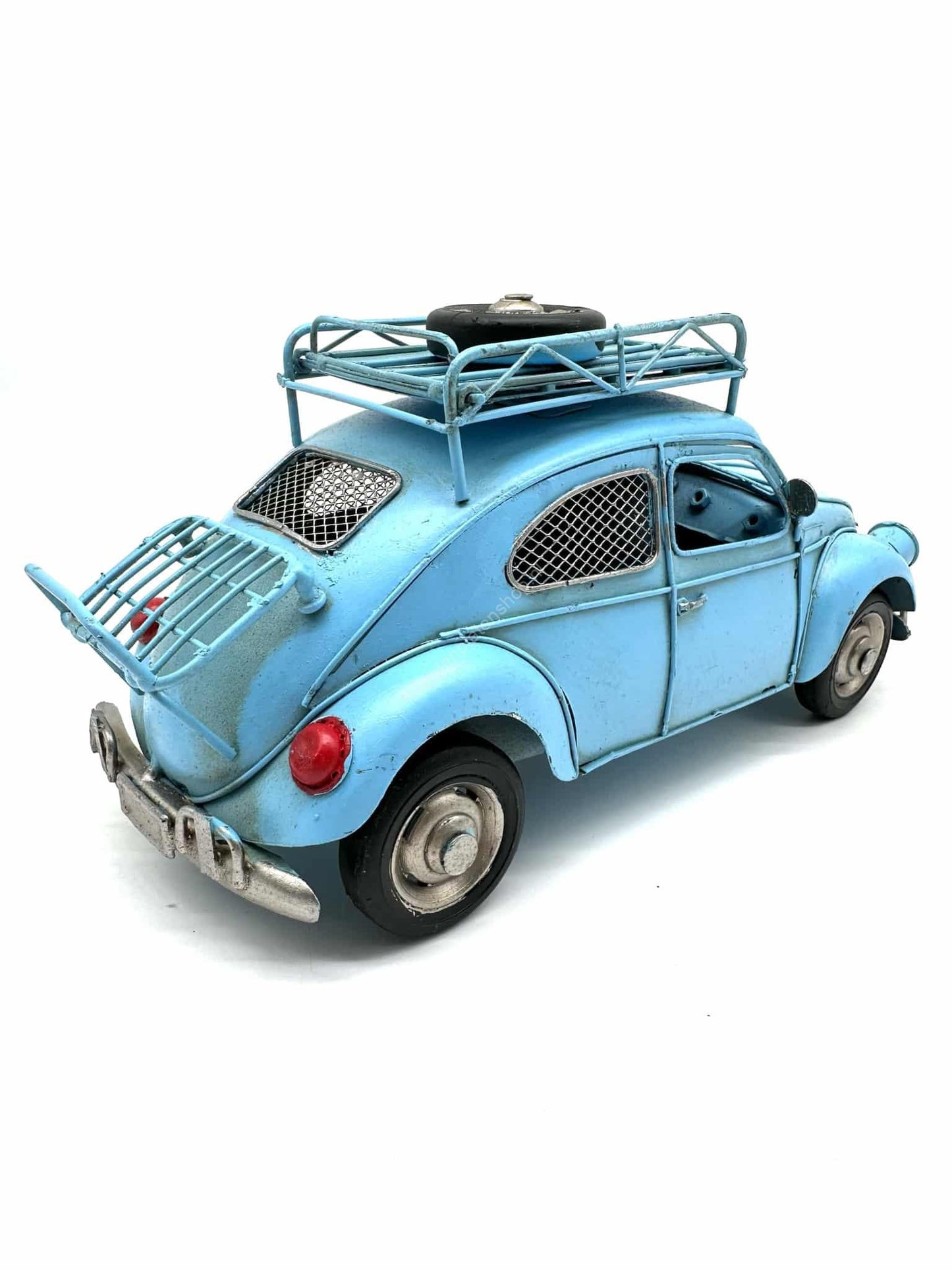 Blue Beetle - Metal Vehicle Decoration - 25cm