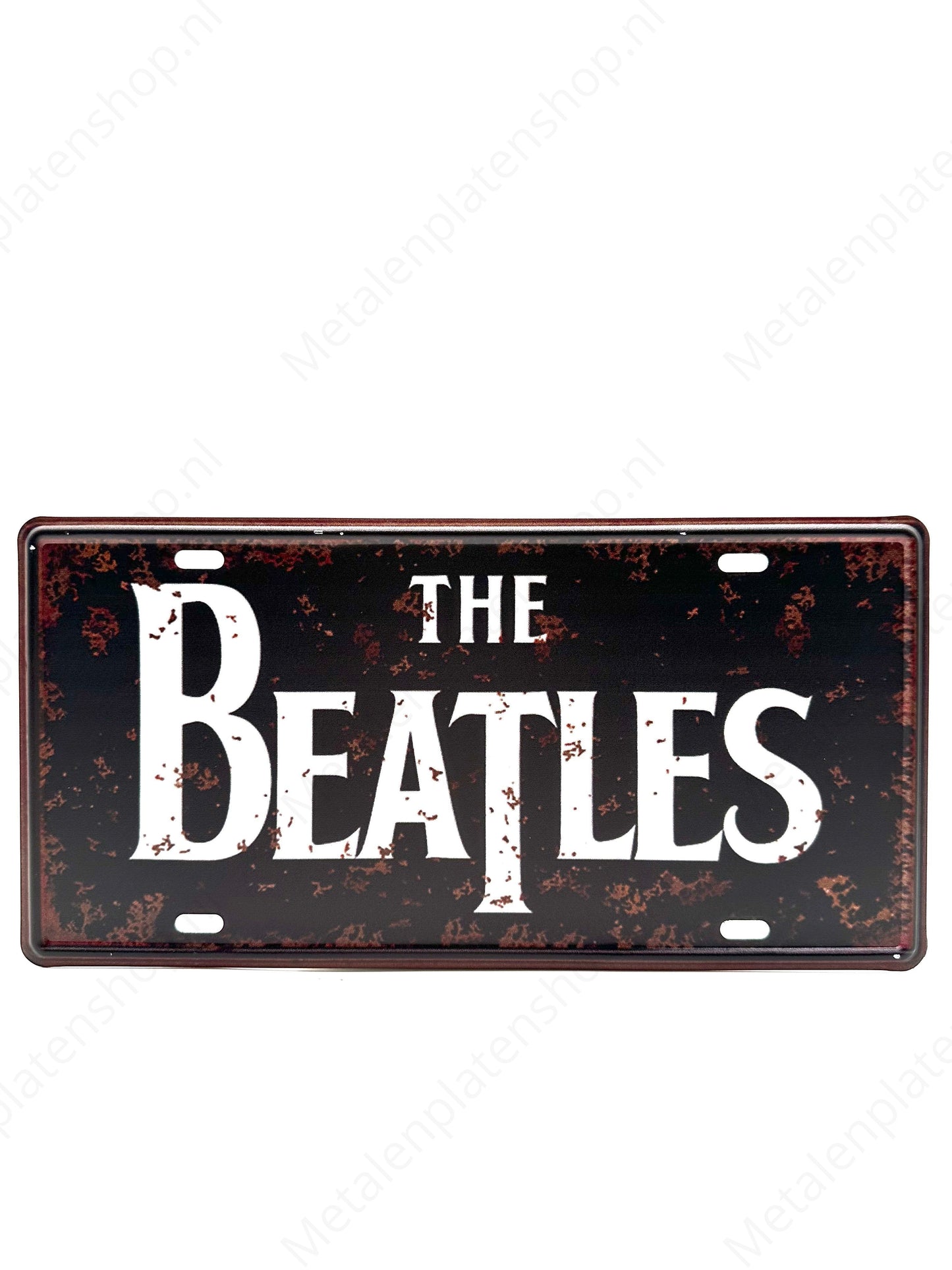 License Plate - The Beatles - 30x15cm - Metal Wall Sign