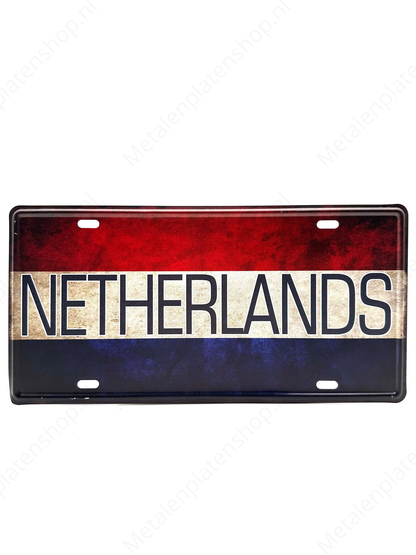 License plate - Netherlands - 30x15cm - Metal wall sign