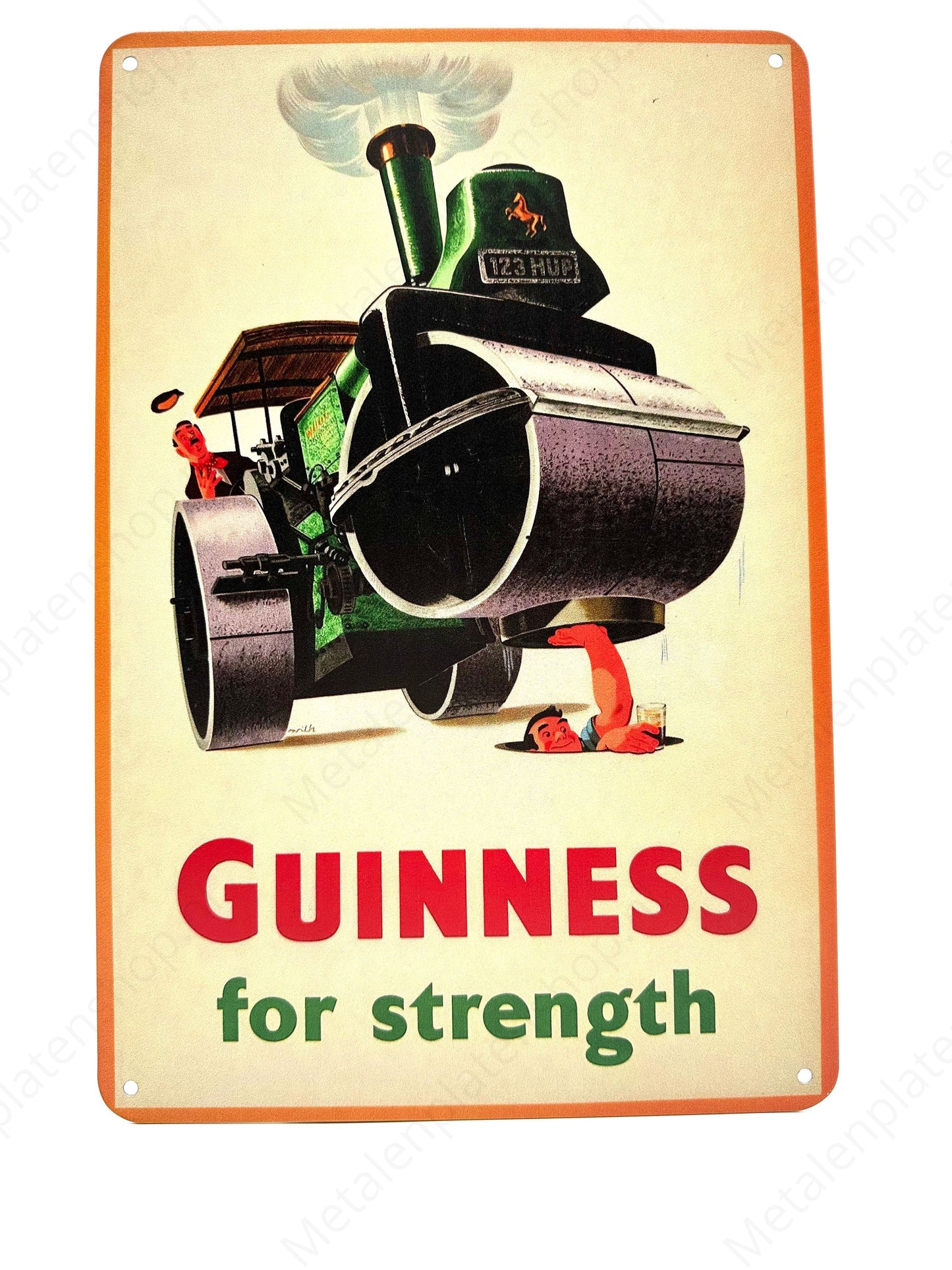 Guinness for strength - Metal Wall Sign
