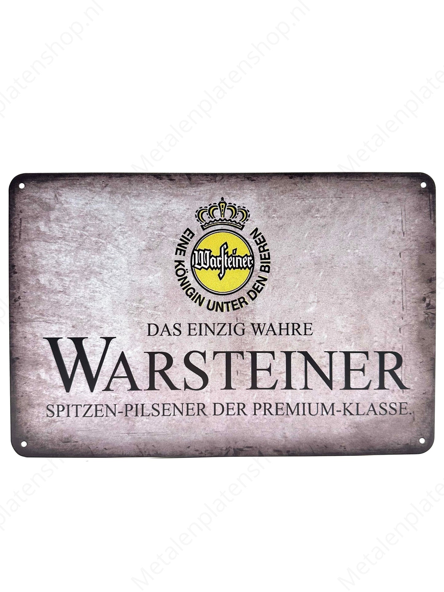 Warsteiner - Metalen Wandbord