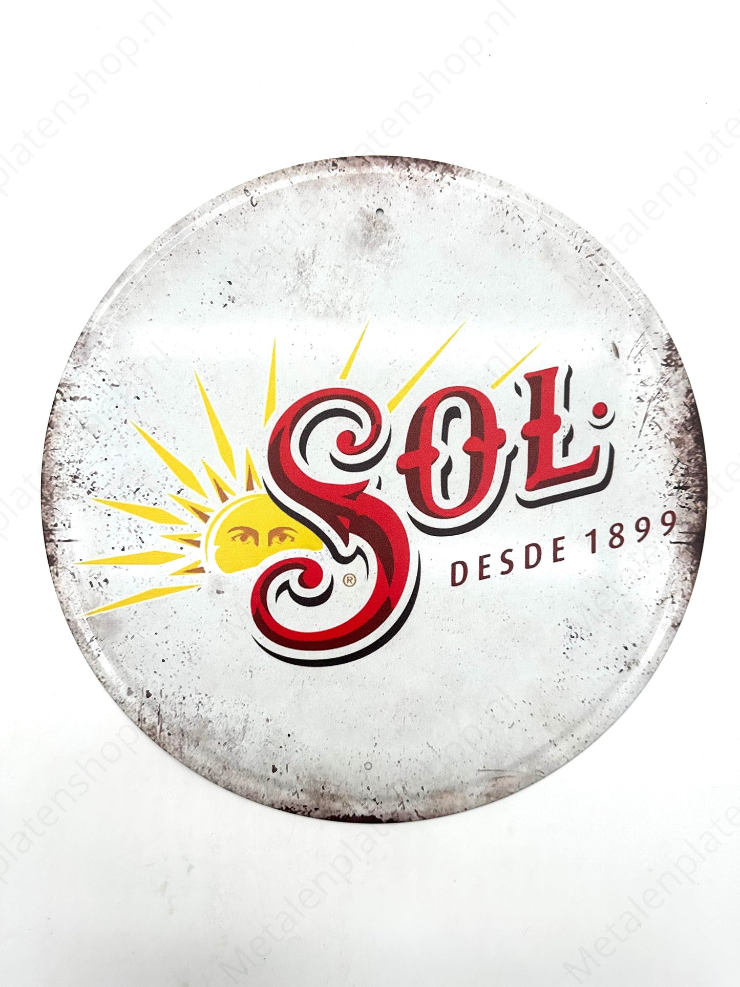 Sol Desde 1899 - Rond - Metalen Wandbord