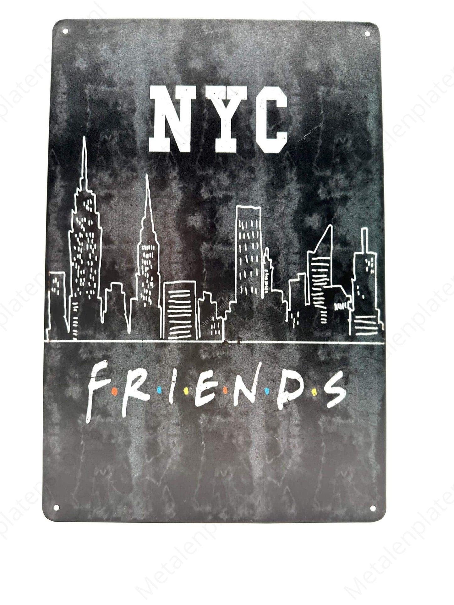 NYC - FRIENDS - Metalen Wandbord