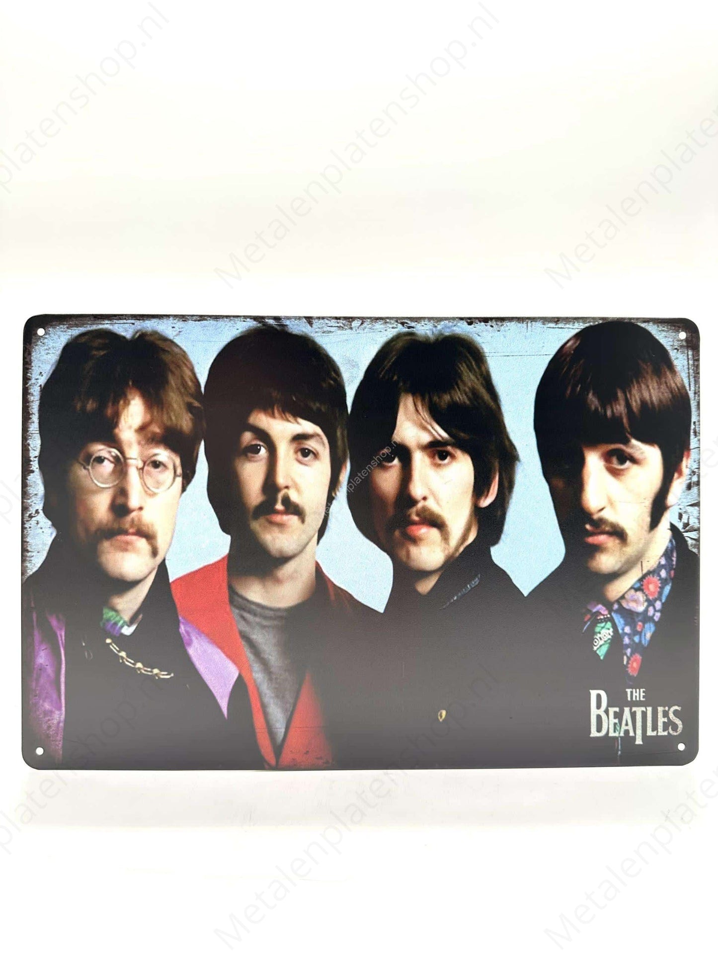 The Beatles - Metalen Wandbord