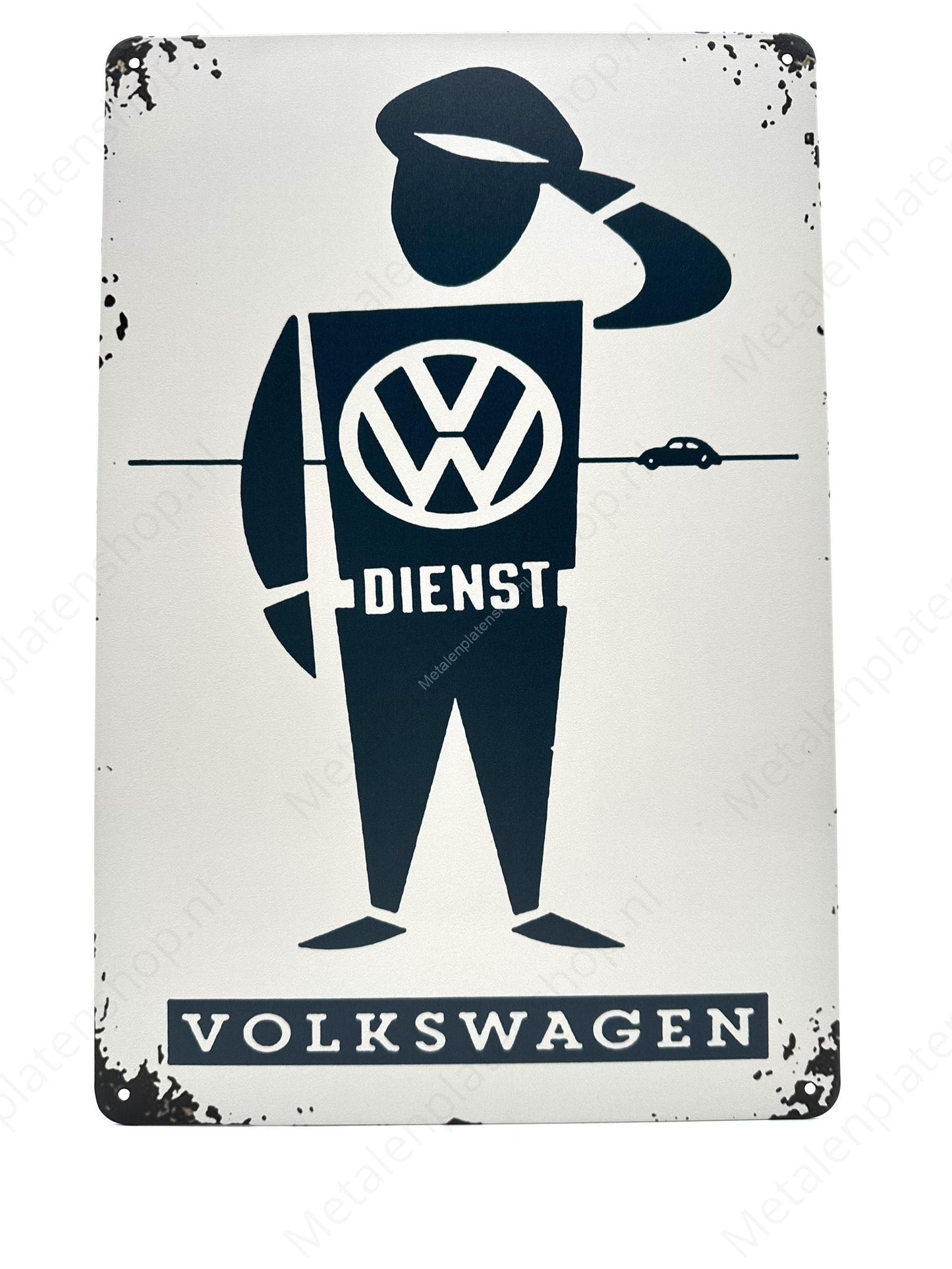 Service - Volkswagen - Metal Wall Sign