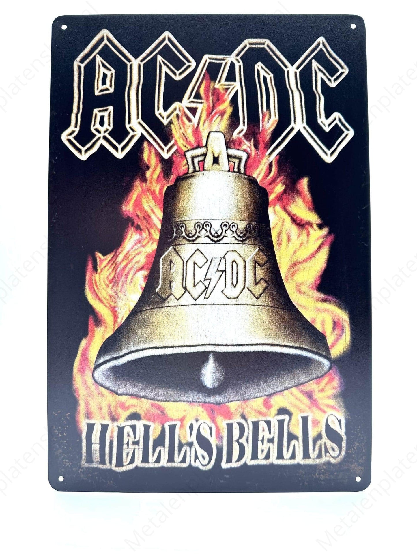 AC/DC Hell's Bells - Metalen Wandbord