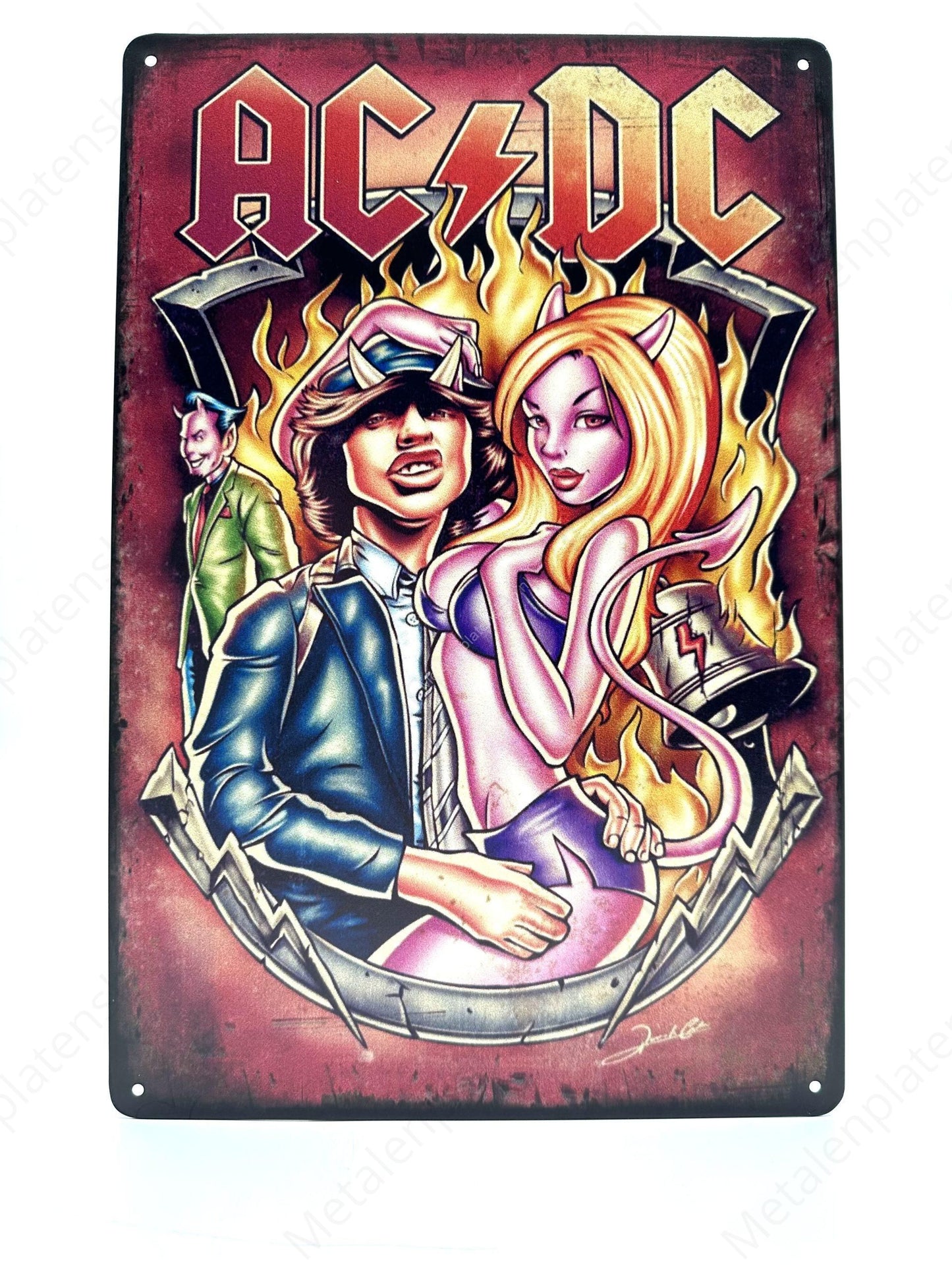 AC/DC - Metal Wall Sign