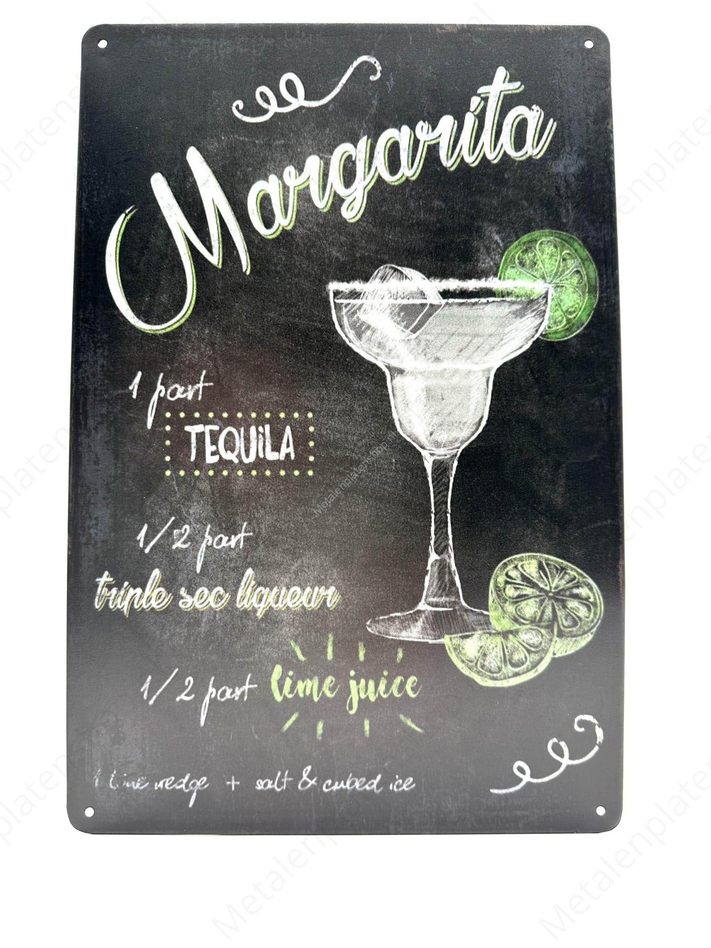Margarita - Metal Wall Sign