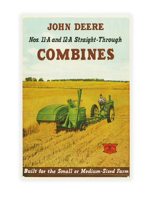 John Deere combines