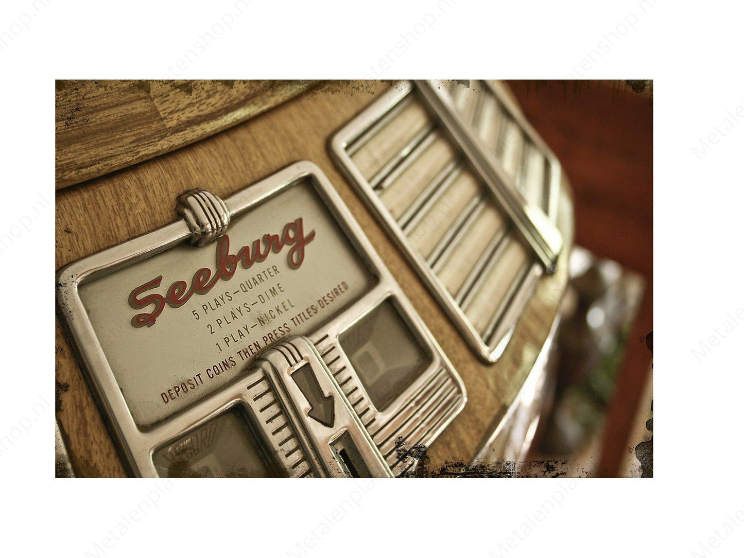 Seeburg - Jukebox - Metal Wall Sign