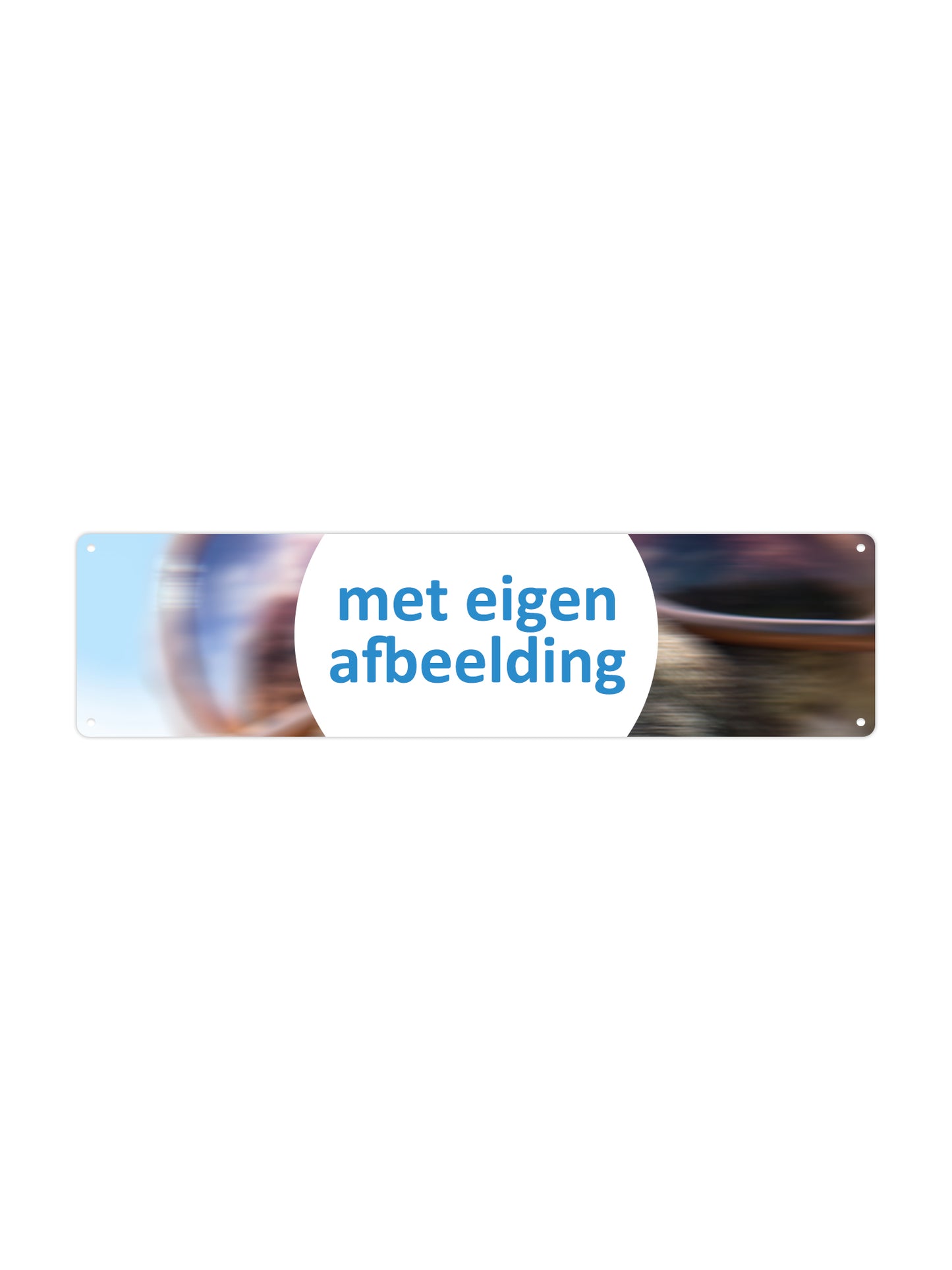 Met eigen afbeelding - Kenteken - 40x10cm