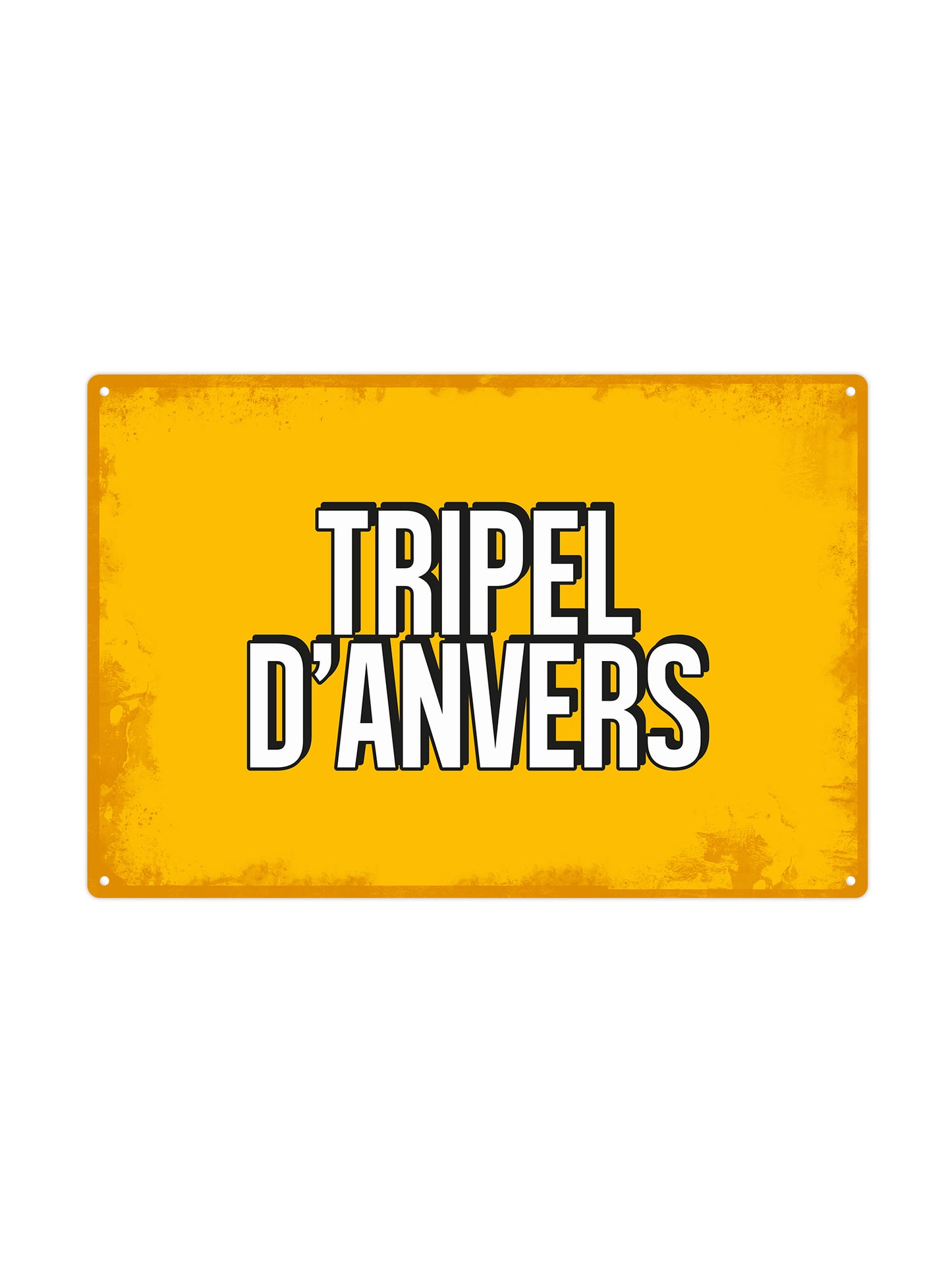 Triple d'anvers - Metalen Wandbord
