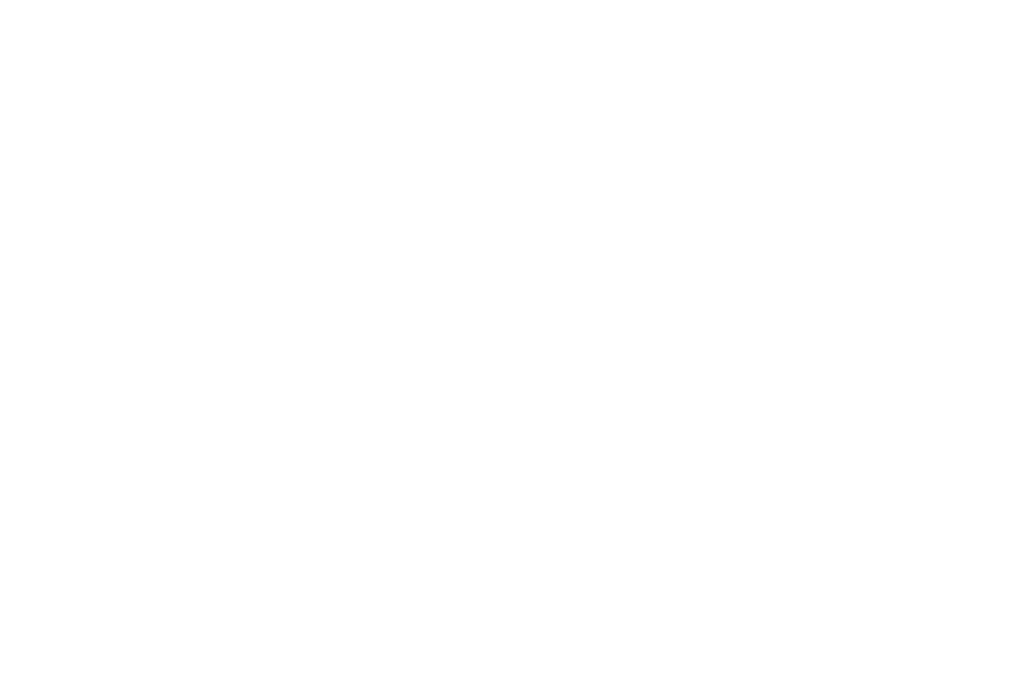 Gebruik je plaspillen of ben je van jezelf zo'n zeikerd?