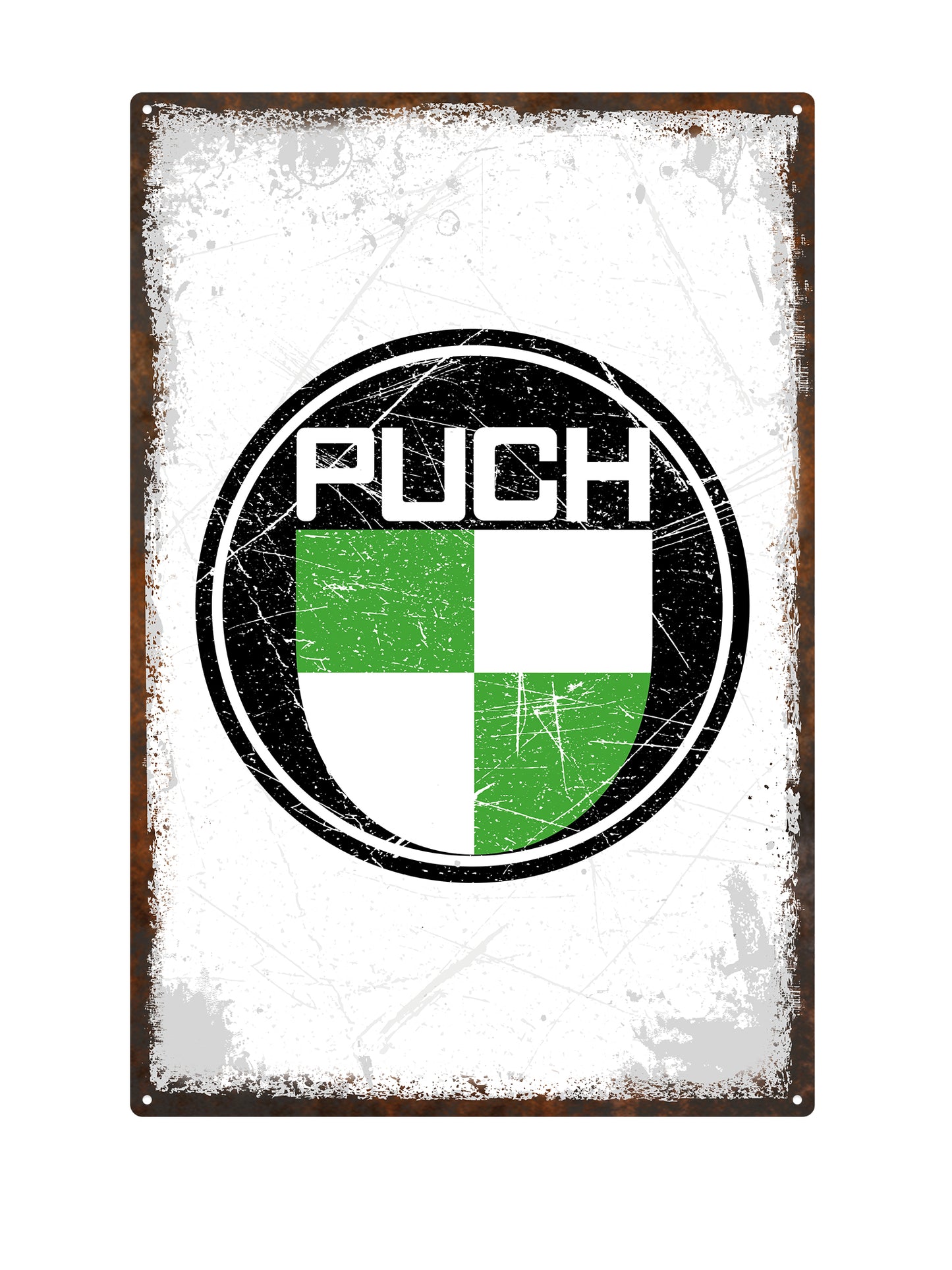 Puch - Metalen Wandbord