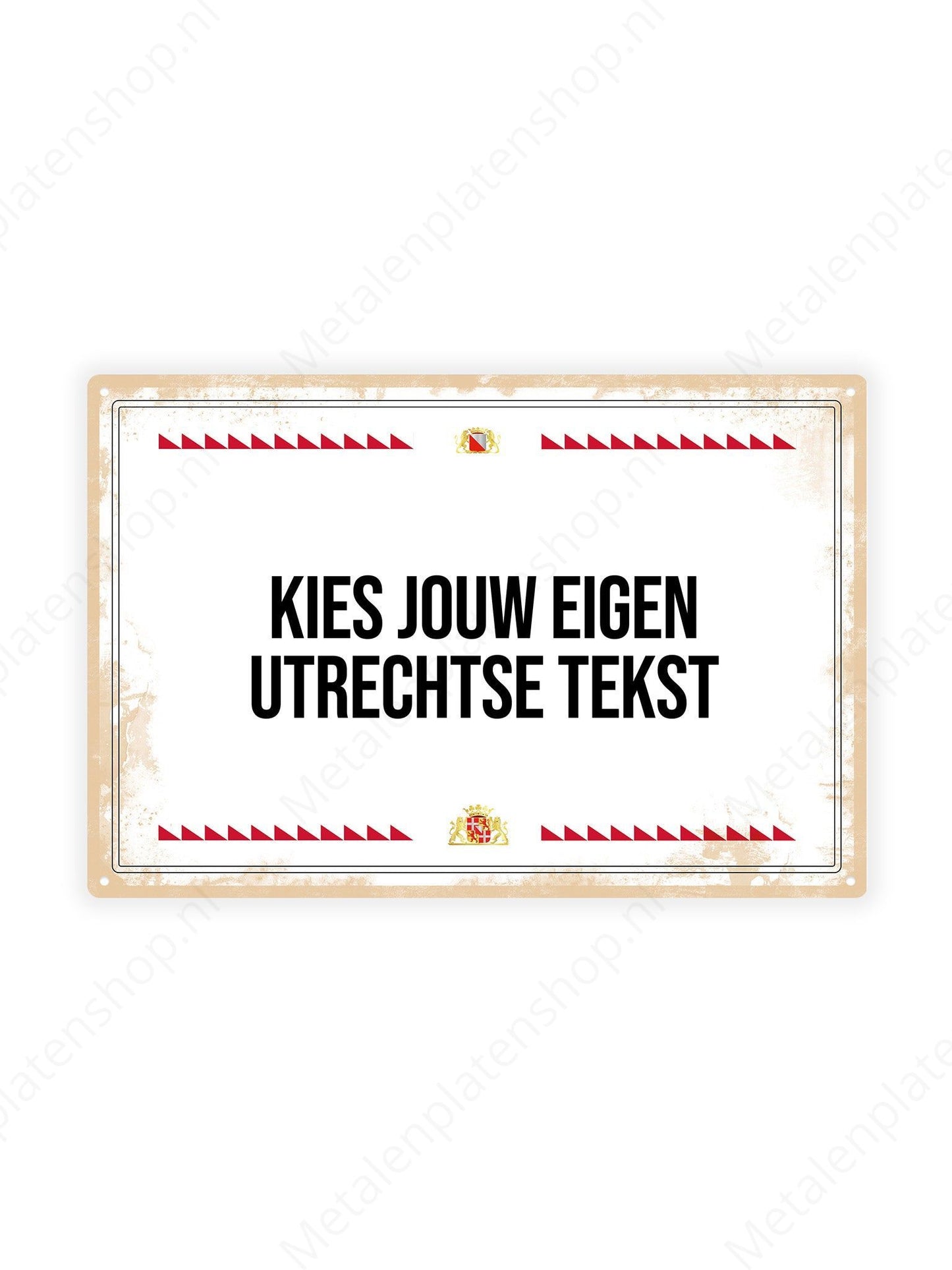 Metal Wall Sign - FC Utrecht - Haller 91 Shirt
