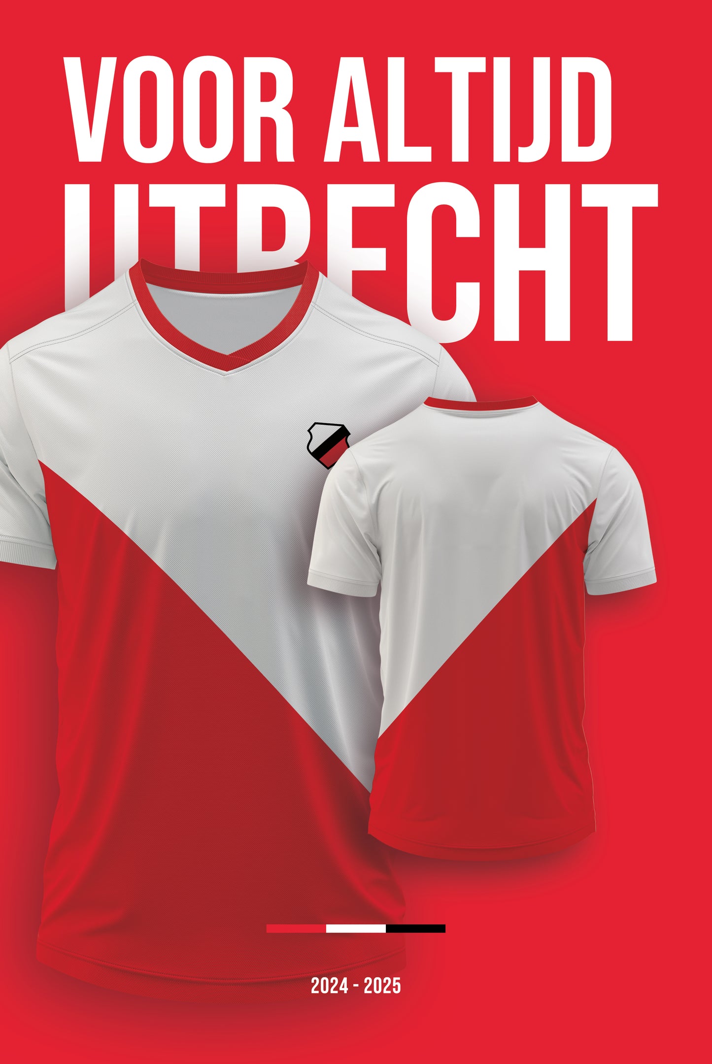 Football kit Board FC Utrecht with own name and back number - 2024/2025