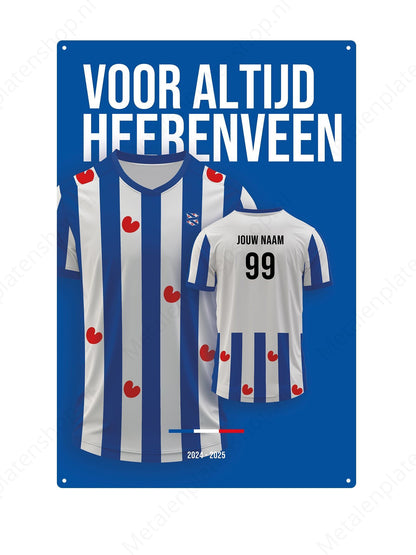 Football kit Board Heerenveen with own name and back number - 2024/2025