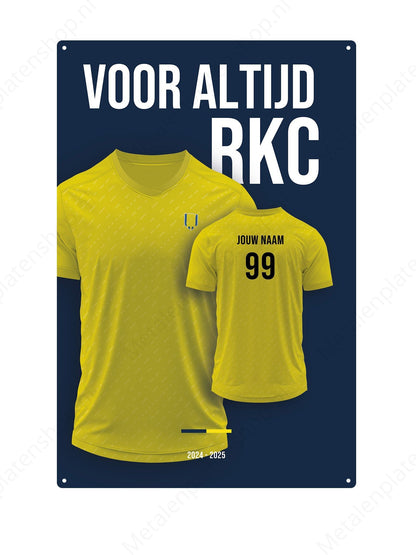 Football kit Board RKC Waalwijk with own name and back number - 2024/2025