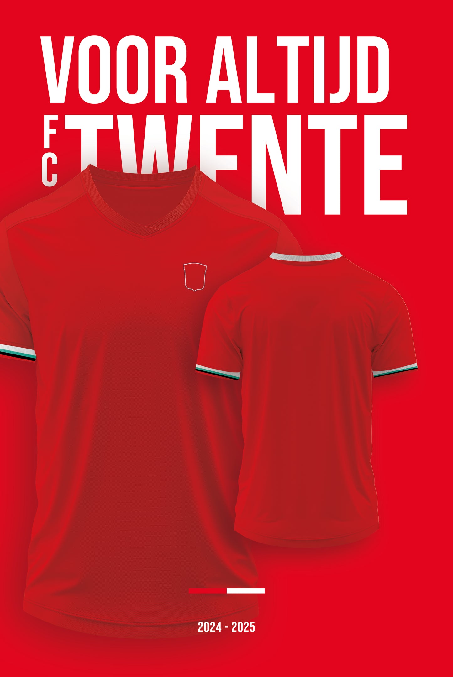Football kit Bord Twente with own name and back number - 2024/2025