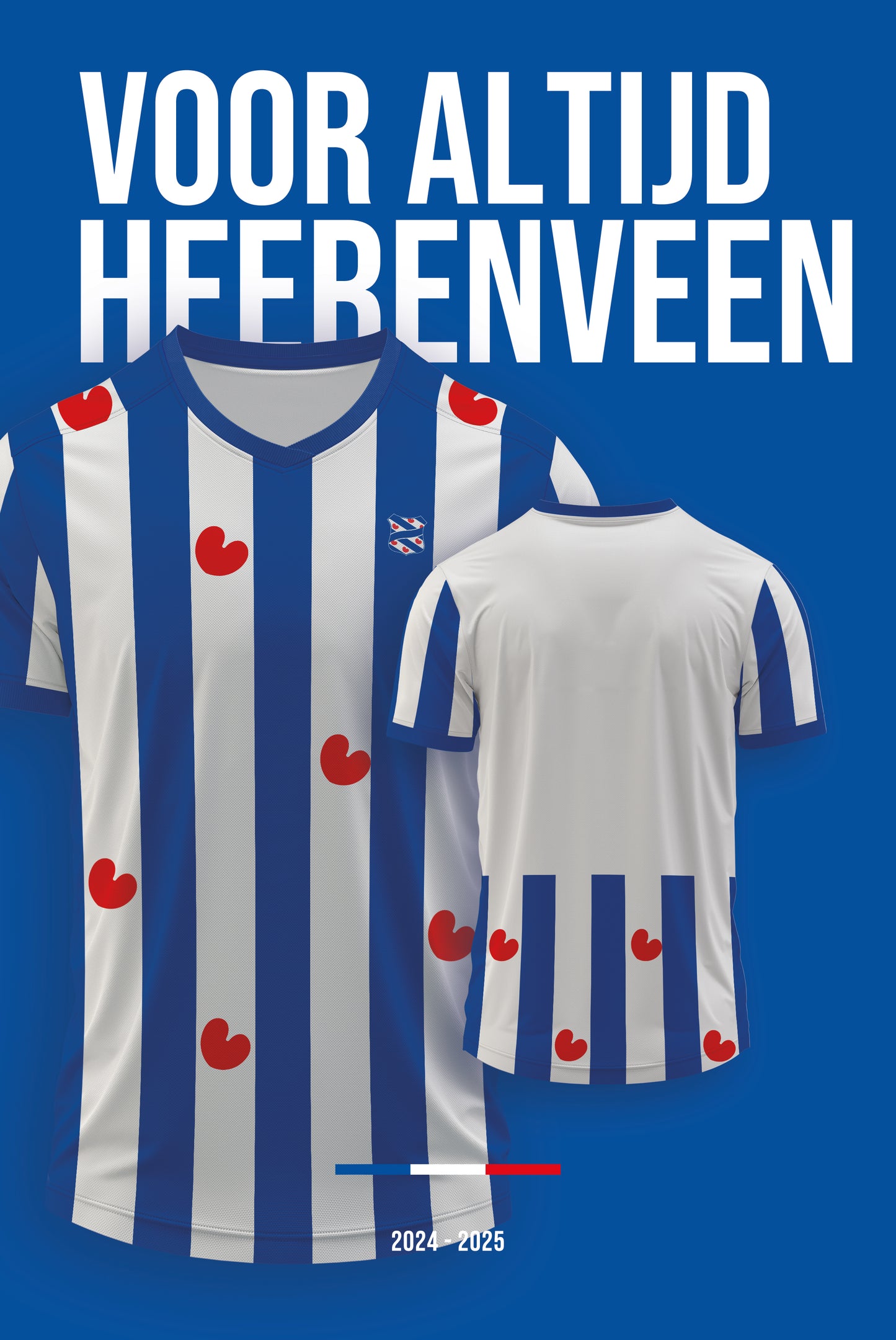 Football kit Board Heerenveen with own name and back number - 2024/2025