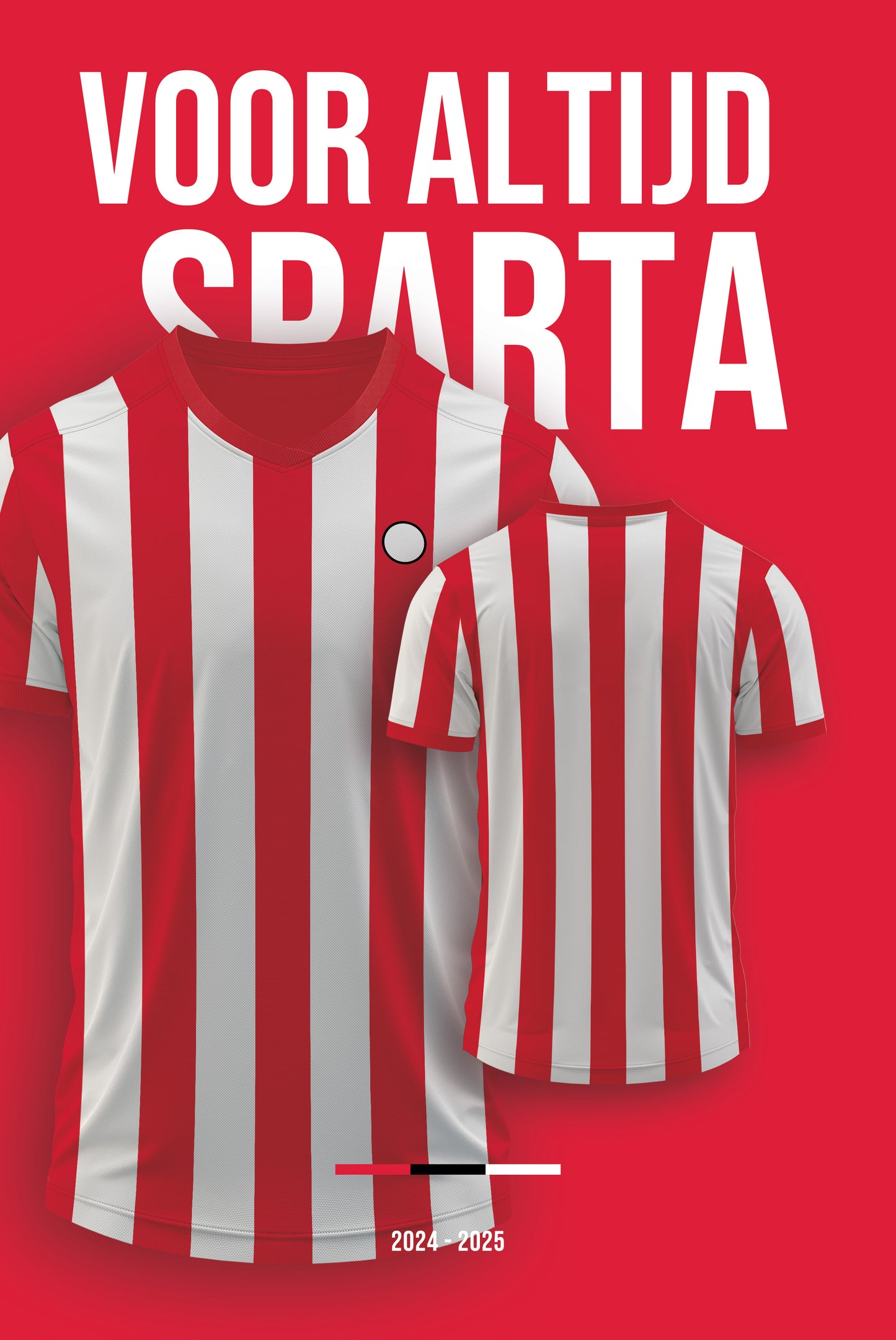 Football kit Sparta board with own name and back number - 2024/2025