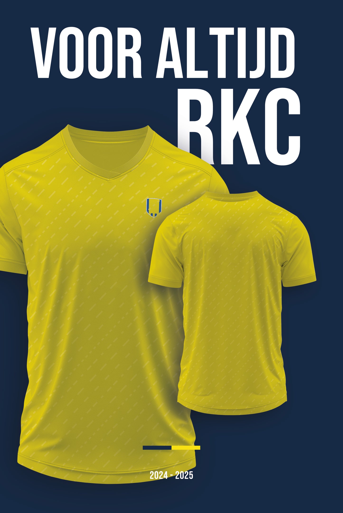 Football kit Board RKC Waalwijk with own name and back number - 2024/2025