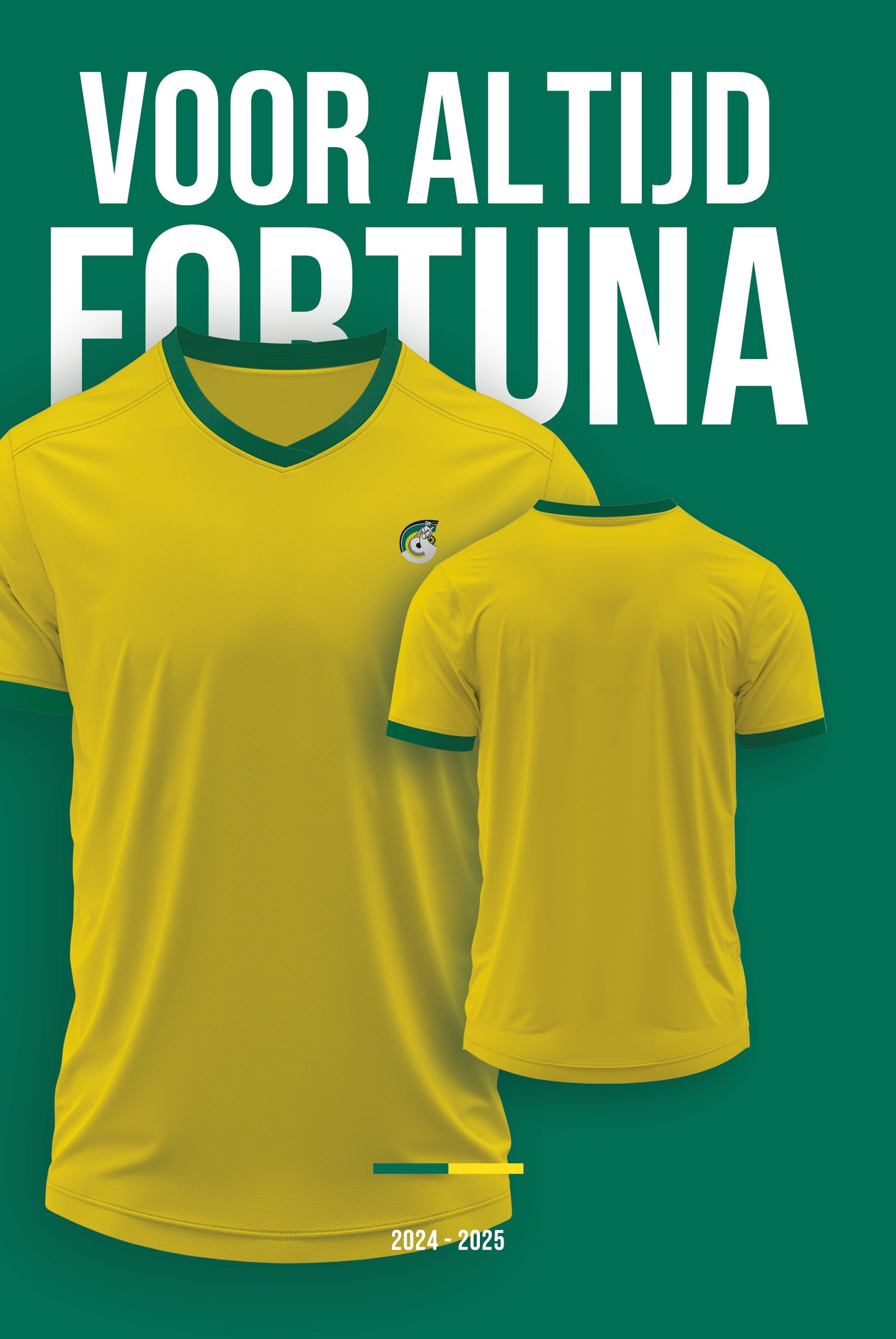 Football kit Board Fortuna Sittard with own name and back number - 2024/2025
