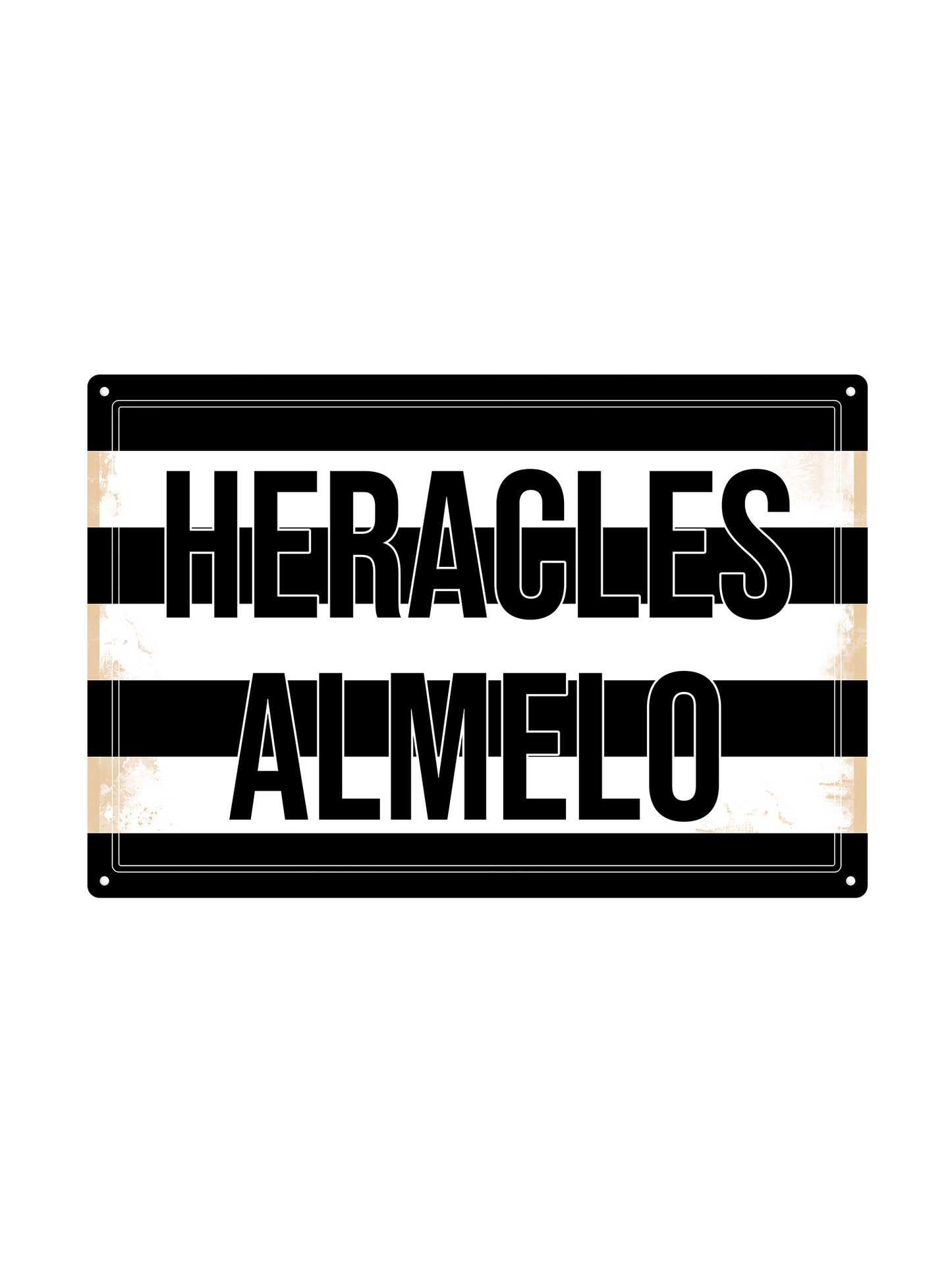 Metal Wall Sign - FC Utrecht - Haller 91 Shirt