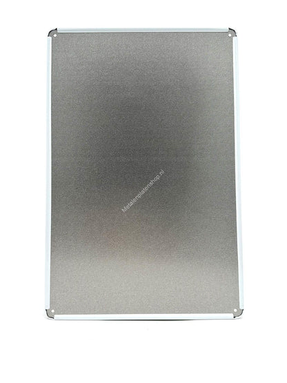 Vrouw met oldtimer - Metalen Wandbord Metaalbord