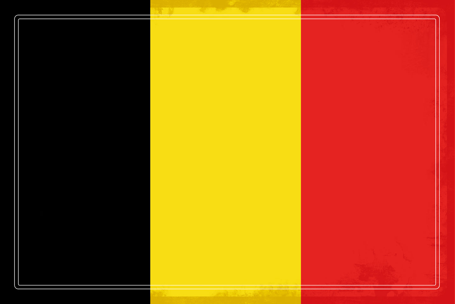 Belgisch Bord met eigen tekst - Metalen Wandbord