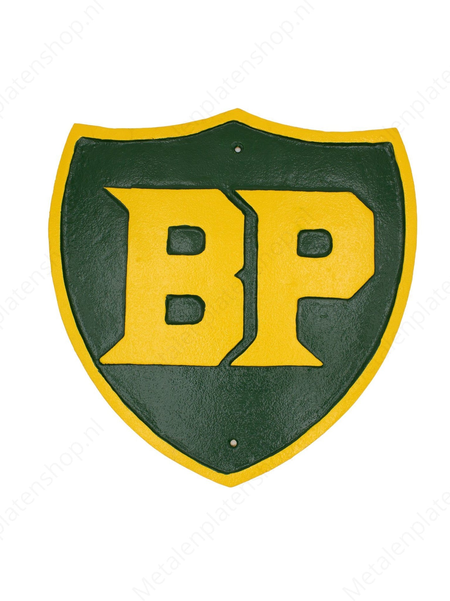 BP - Cast Iron Sign - 35x35cm 