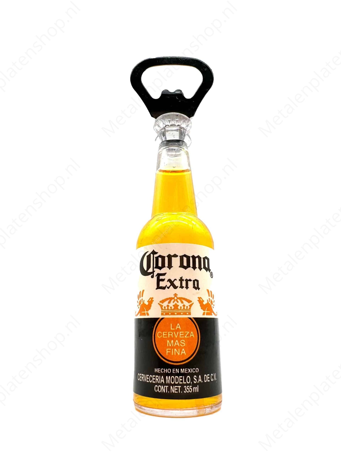 Beer or bottle opener with magnet - Corona - 14cm - Metal wall sign