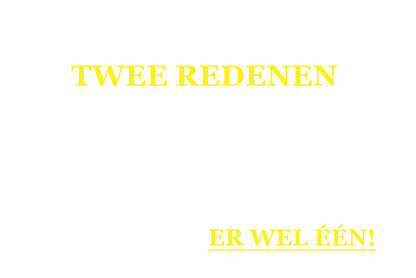Een man heeft 2 redenen om naar de kroeg te gaan