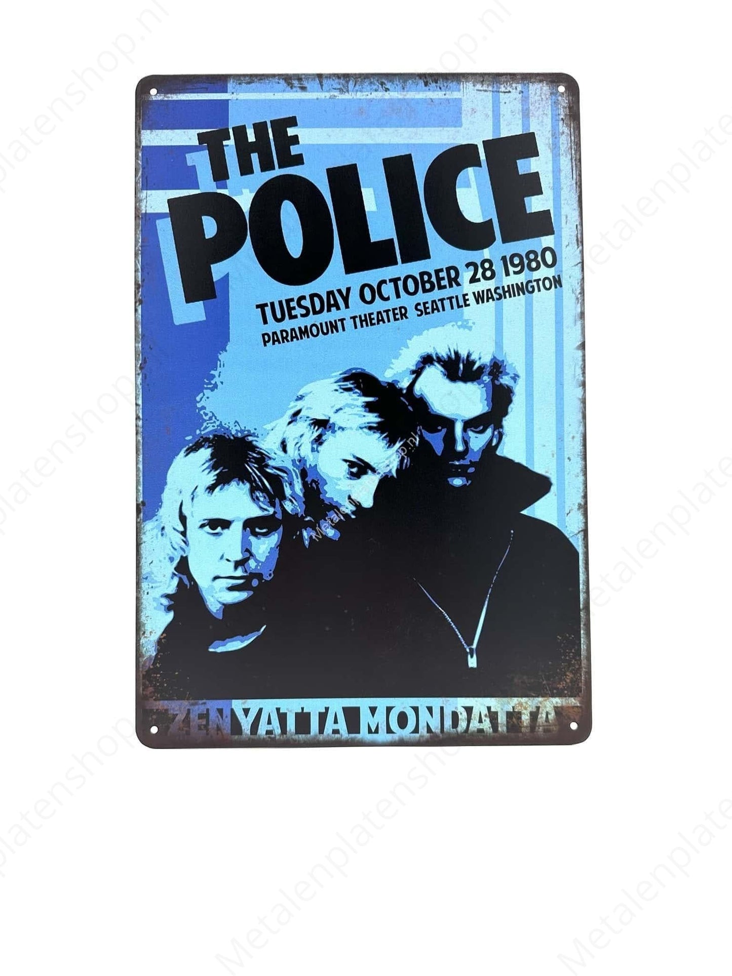 The Police Zenyatta Mondatta – Metall-Wandschild