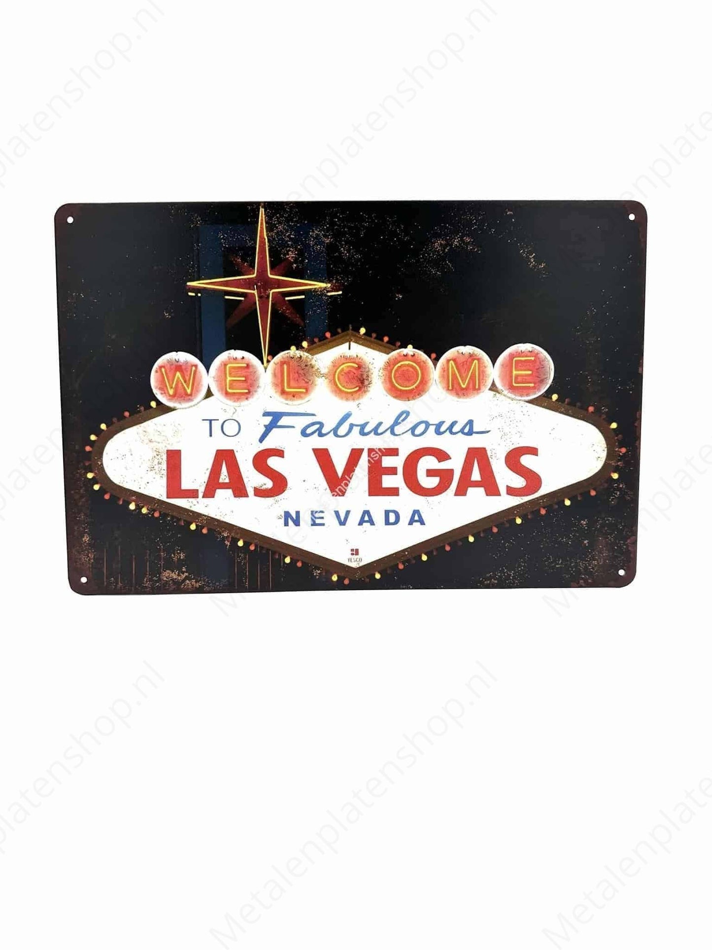 Welcome to Las Vegas - Metal Wall Sign